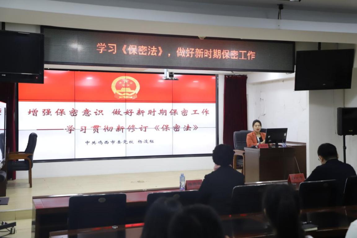 鸡西市自然资源和规划局召开学习贯彻《中华人民共和国保守国家秘密法》主题宣讲会